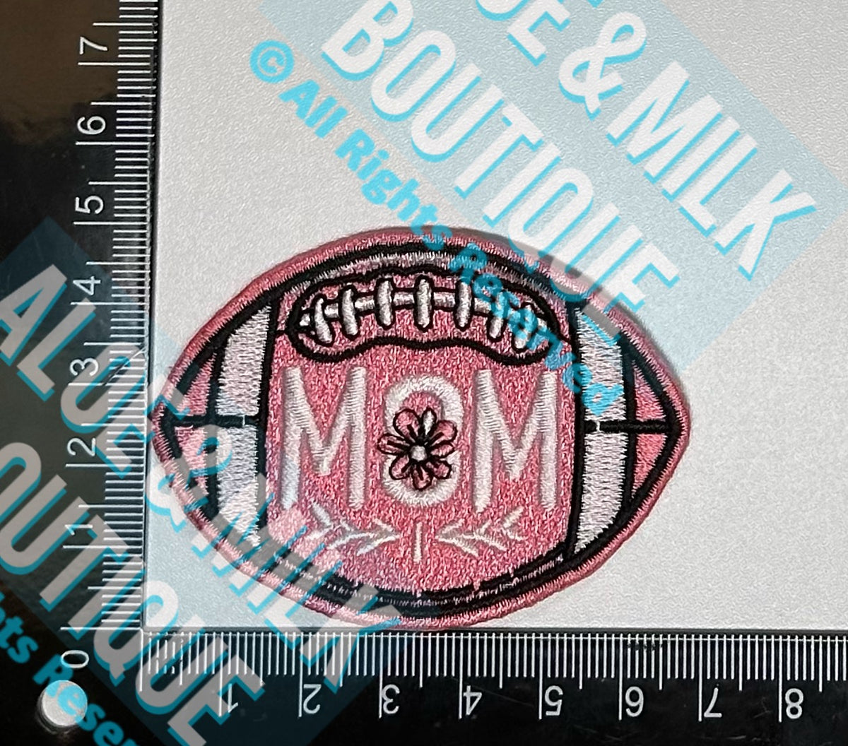 Football Mom Flower Football