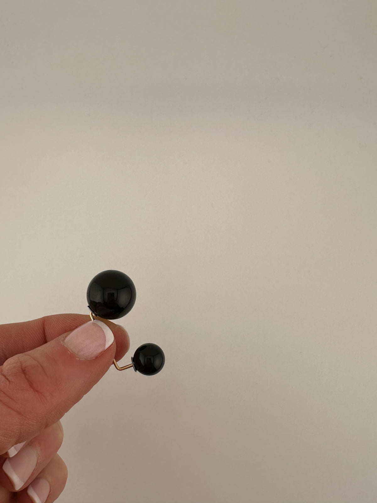Black Pearl Duo Hat Pin