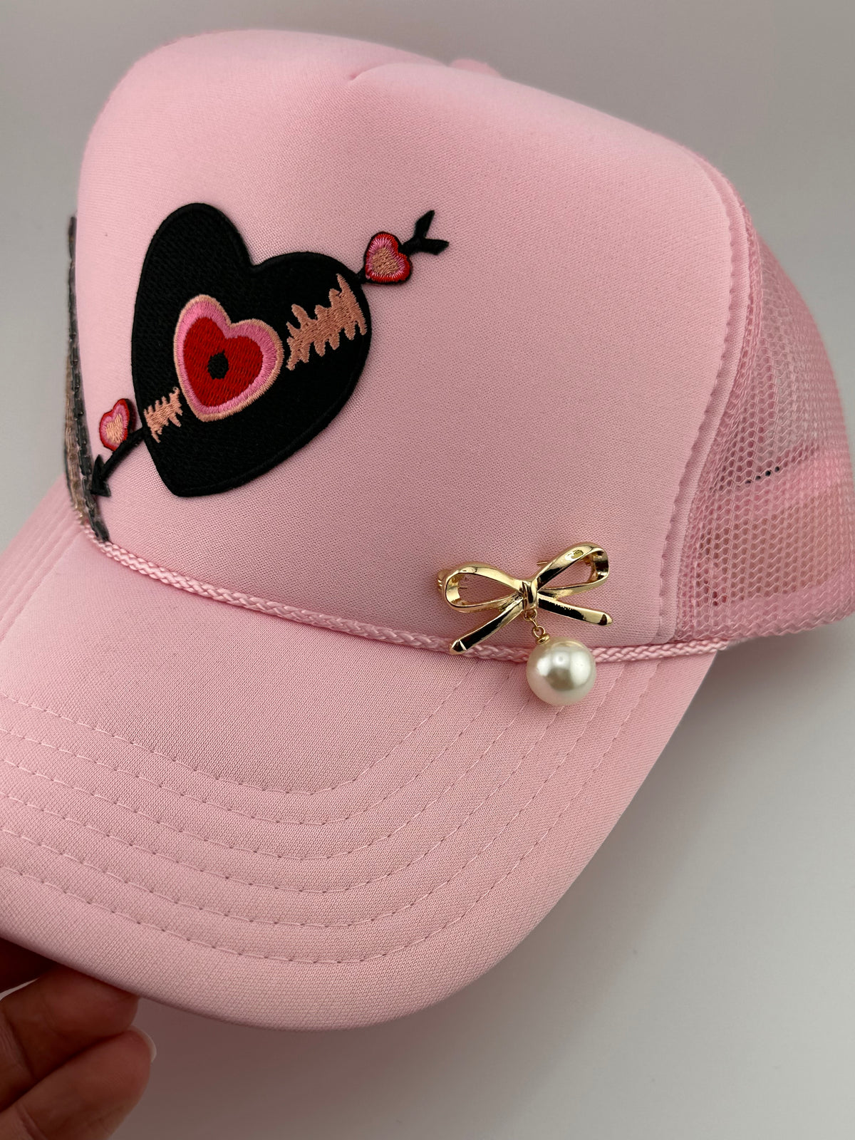 Bow Pearl Drop Hat Pin