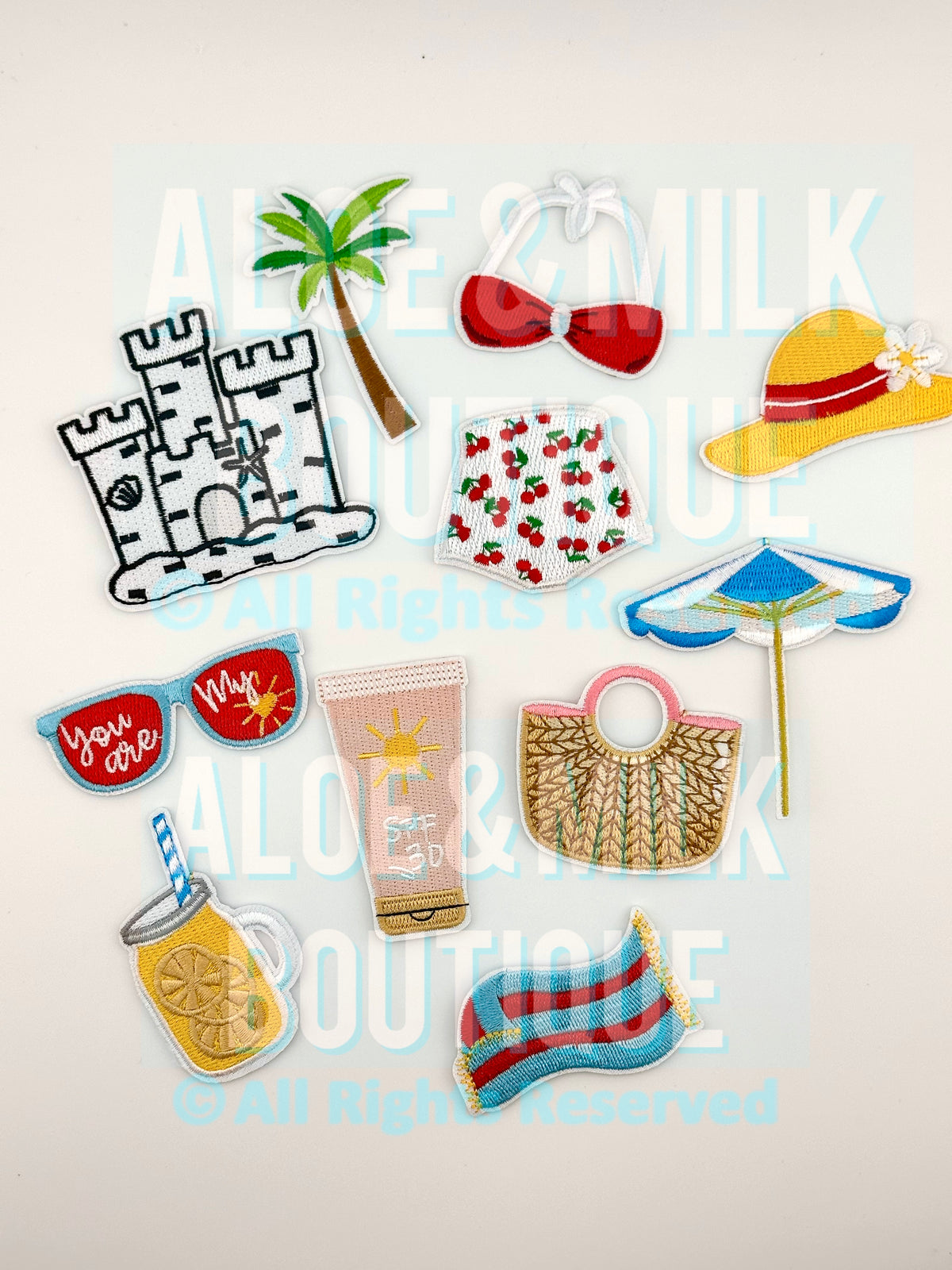 Palm Tree Patch, beach patches, ocean patch, pool party, summer vibes
