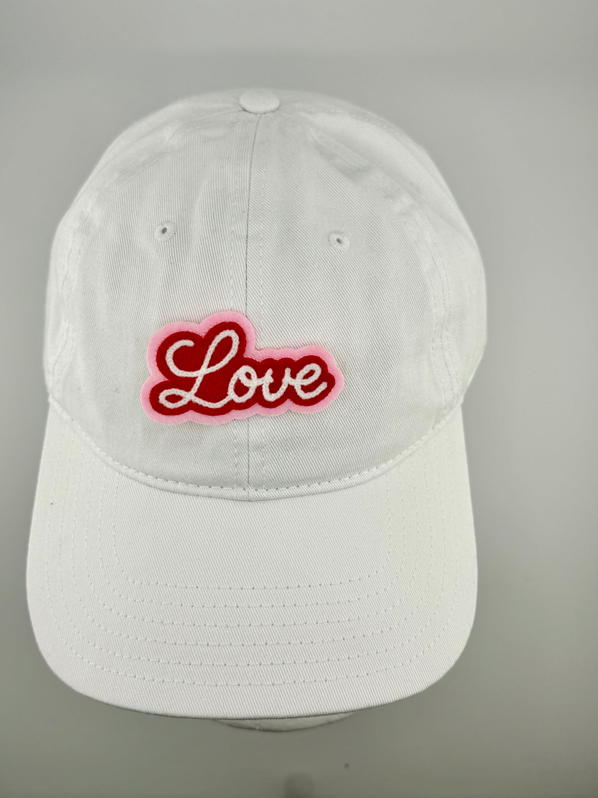 Chainstitch Love iron on patch