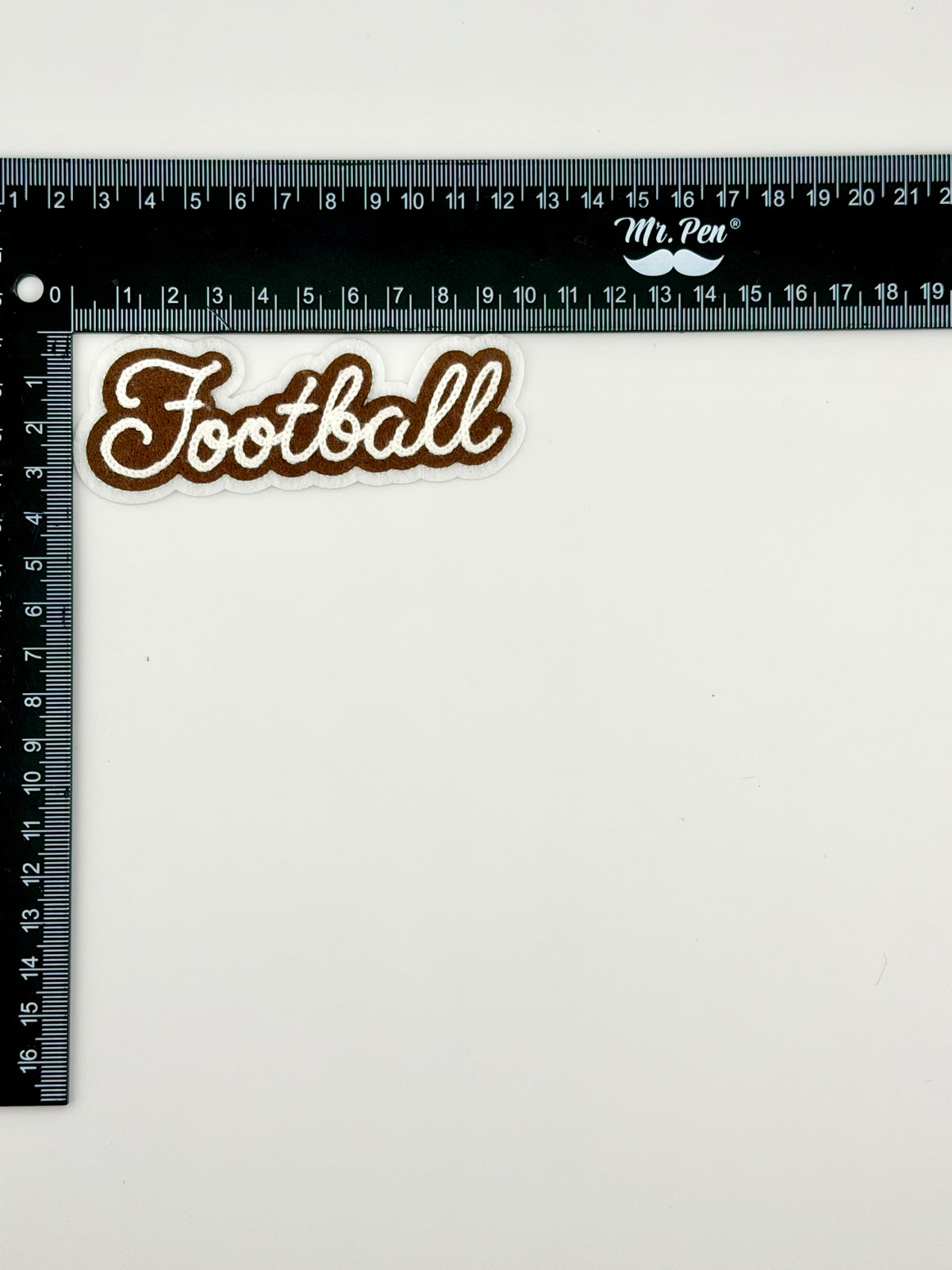 Football Chainstitch iron on patch