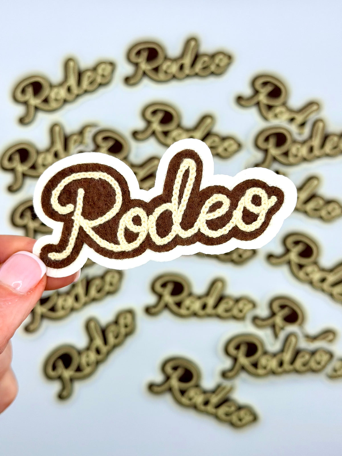 Chainstitch Rodeo iron on patch