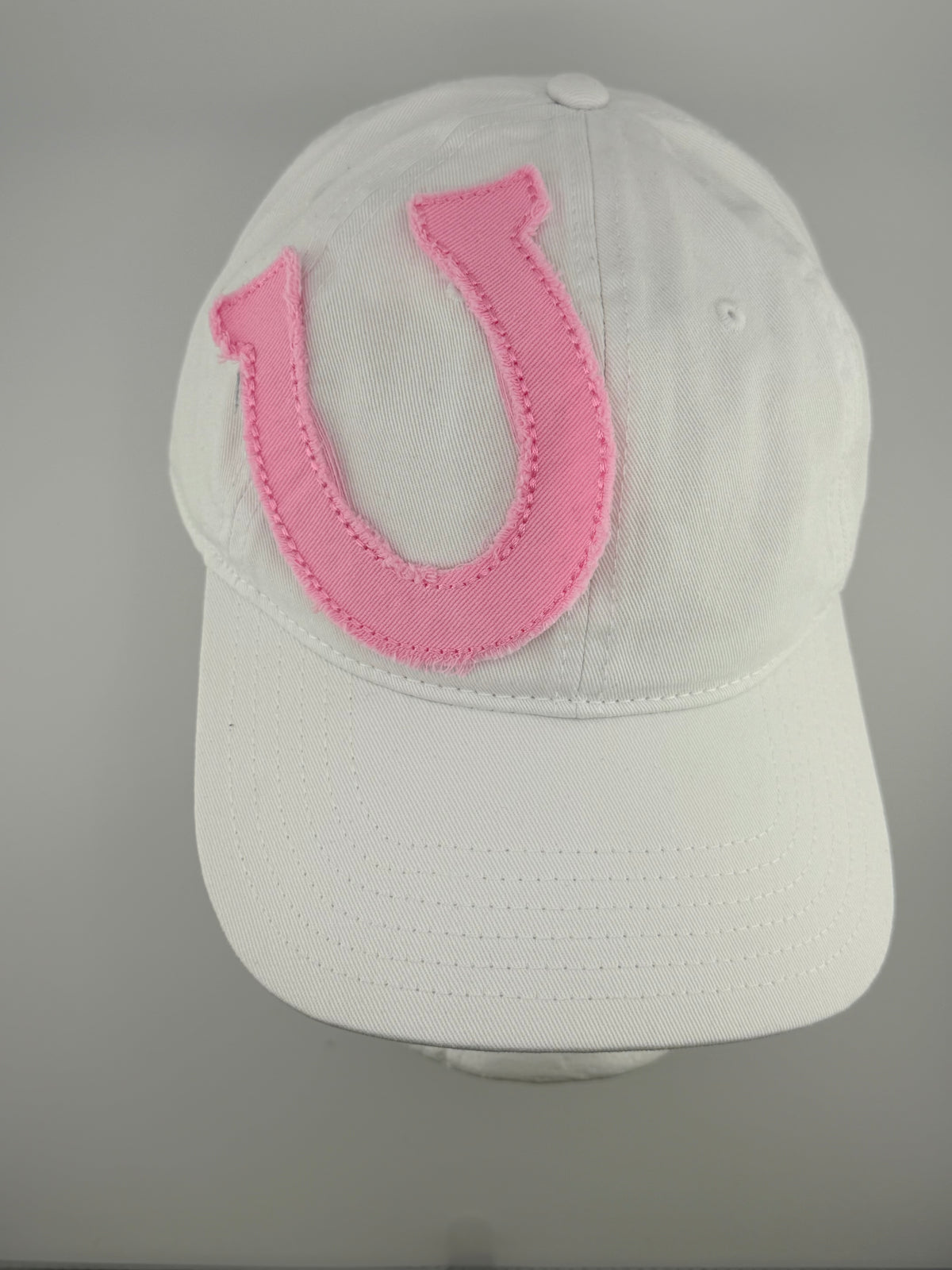 Denim Horseshoe iron on patch