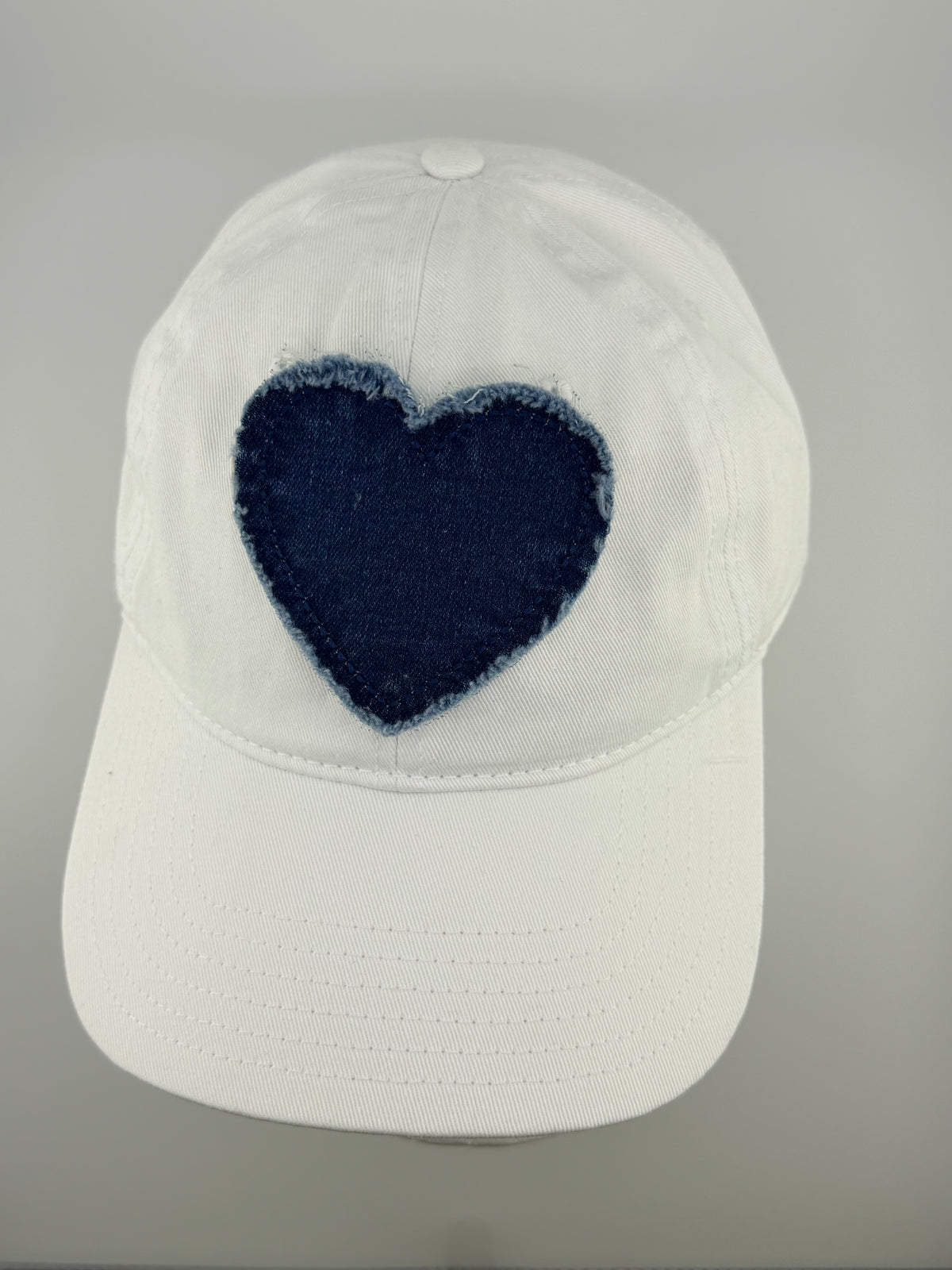 Denim Heart Patch