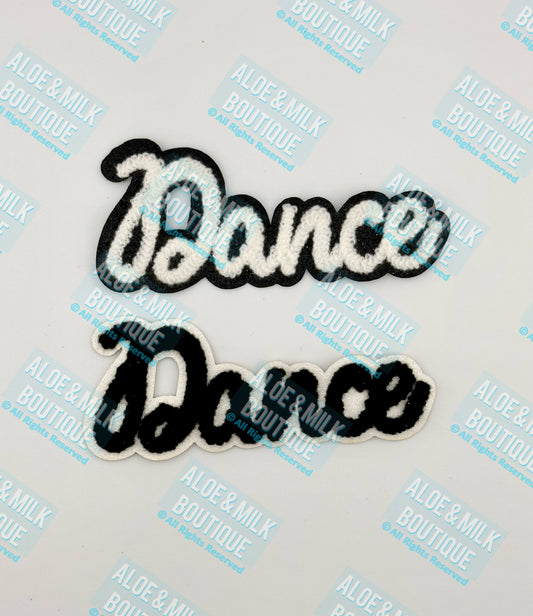 Dance Patch, Chenille patches, dance mom, Dance applique