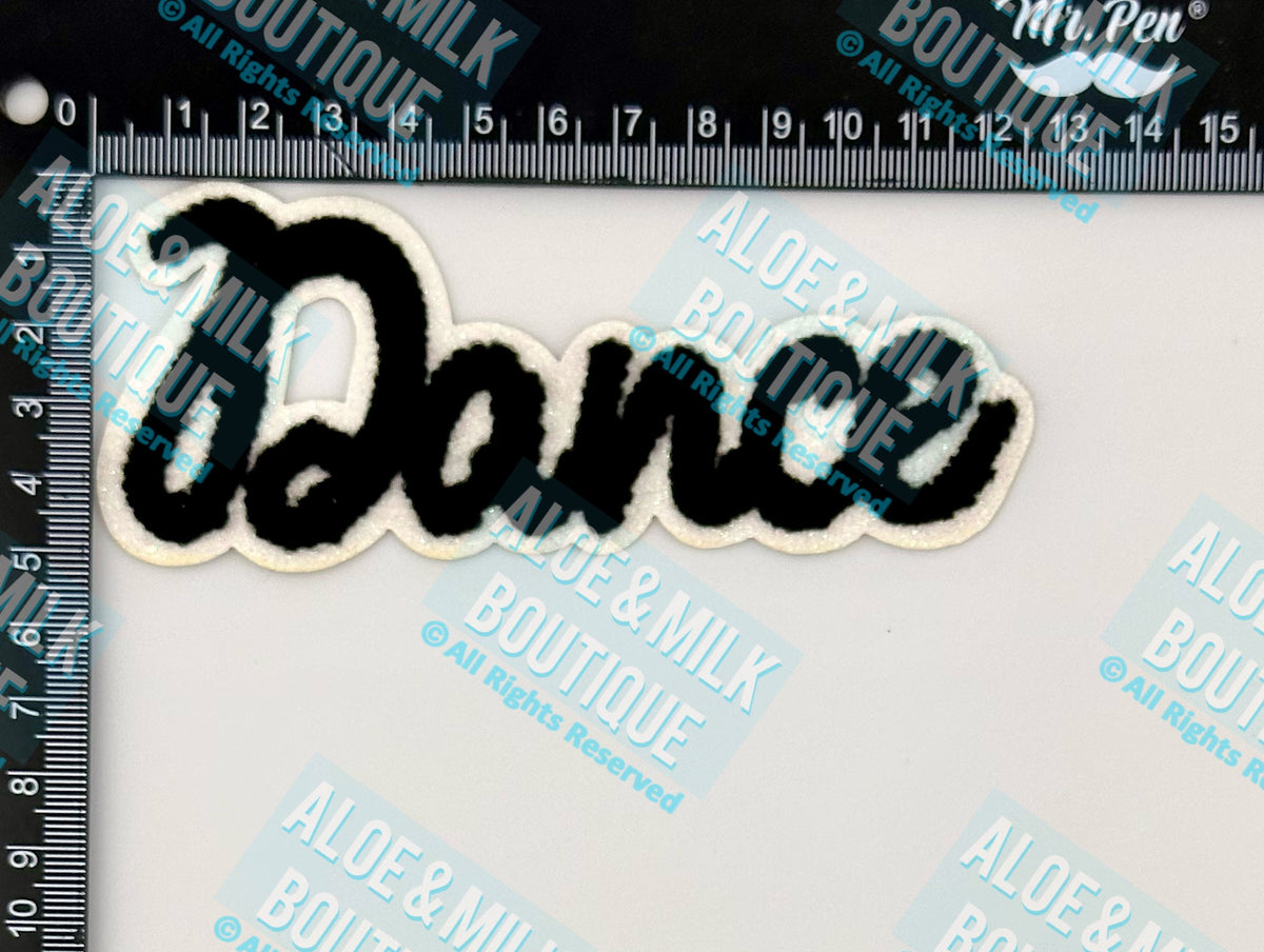 Dance Patch, Chenille patches, dance mom, Dance applique