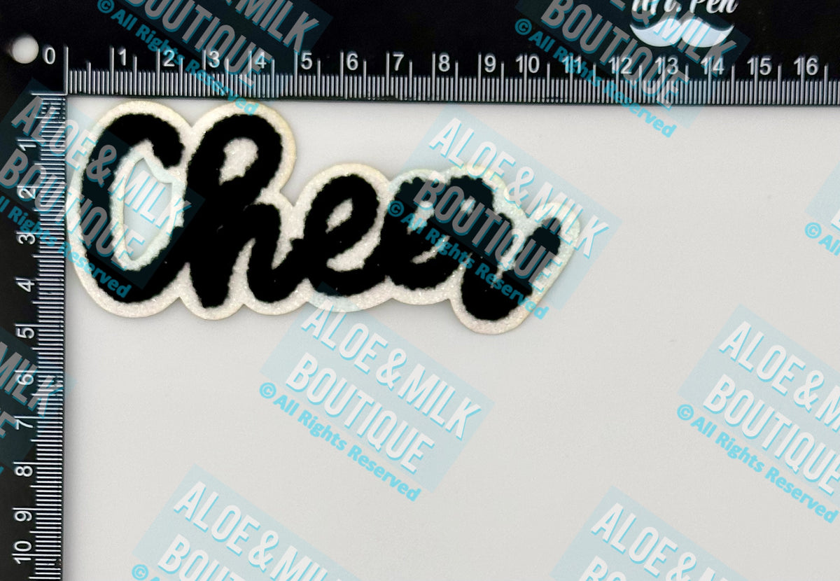 Cheer Patch, Chenille patches, cheer mom, cheer applique