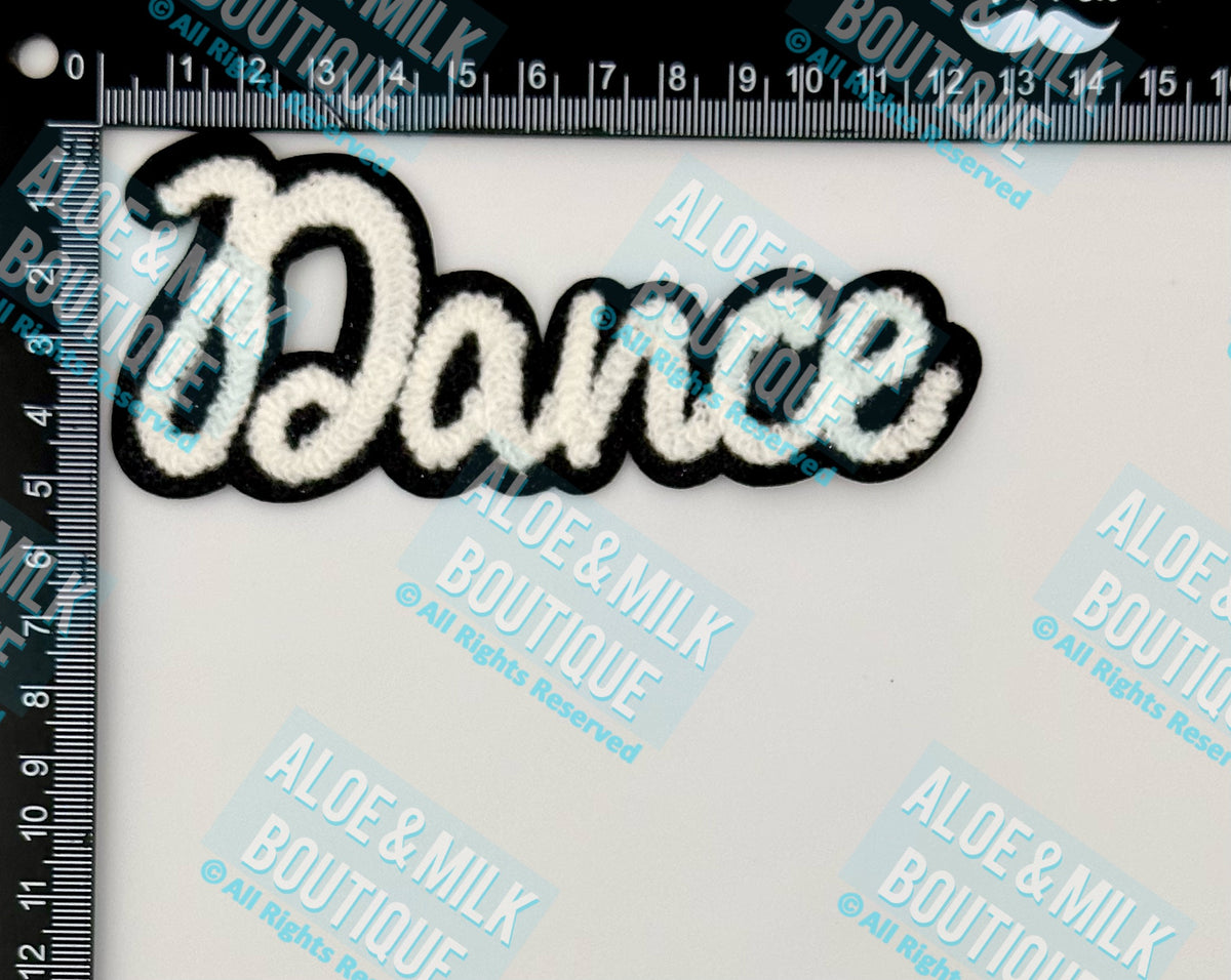 Dance Patch, Chenille patches, dance mom, Dance applique