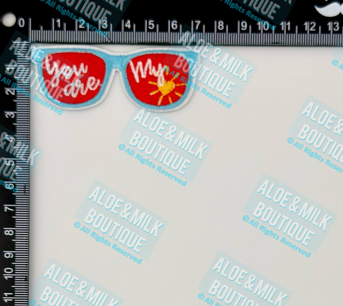 Sun Glasses Patch, you are my sunshine sunnies, beach patches, pool patch, ocean vibes, sunglasses