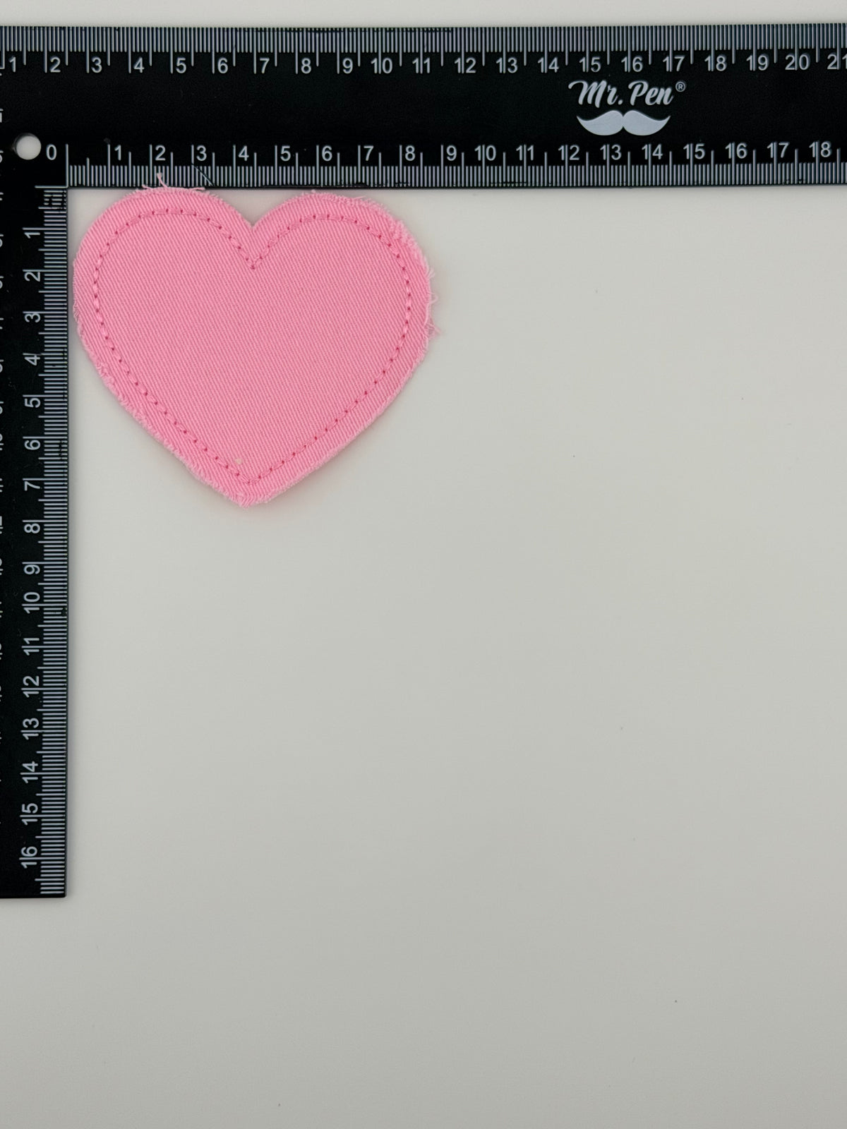 Denim Heart Patch