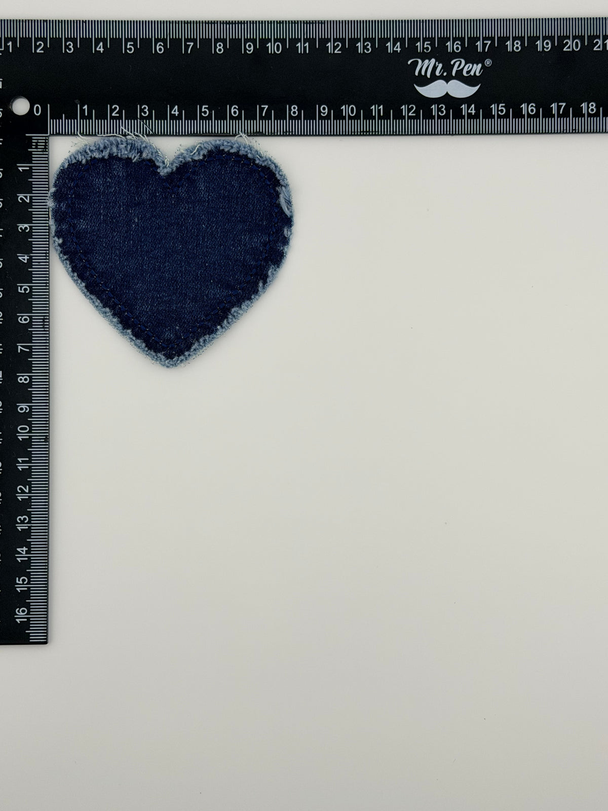 Denim Heart Patch