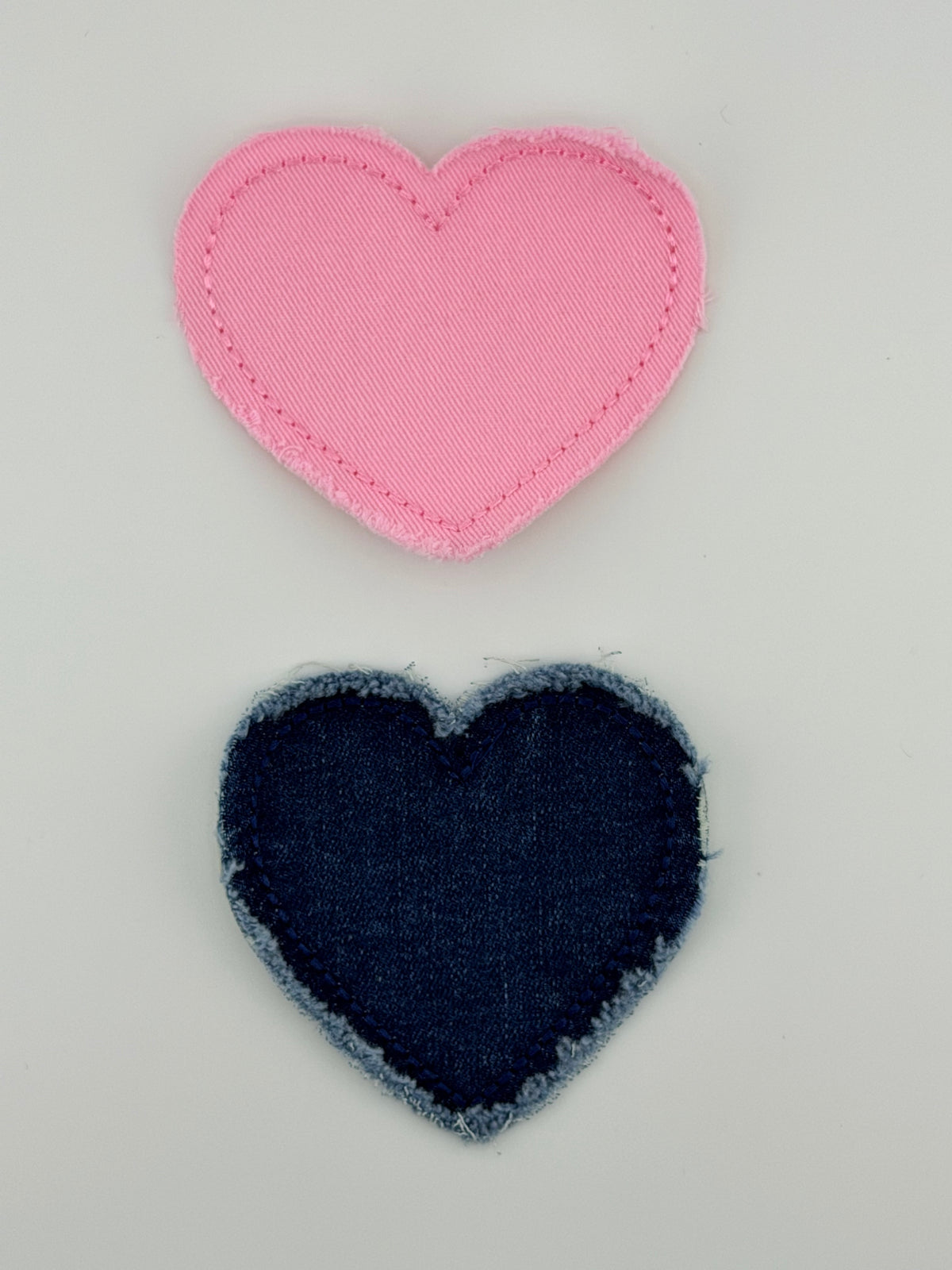 Denim Heart Patch