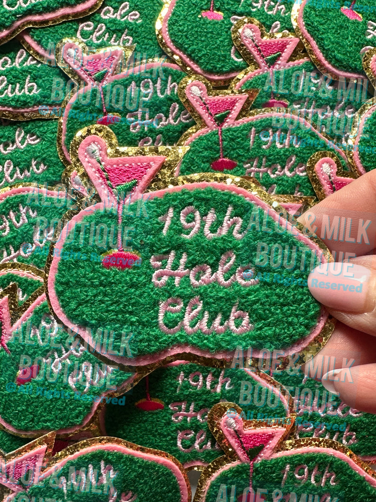 19th Hole Club Patch, golfing patch, country club