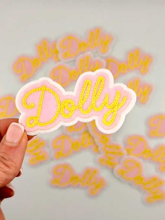 Chainstitch Dolly Parton iron on patch