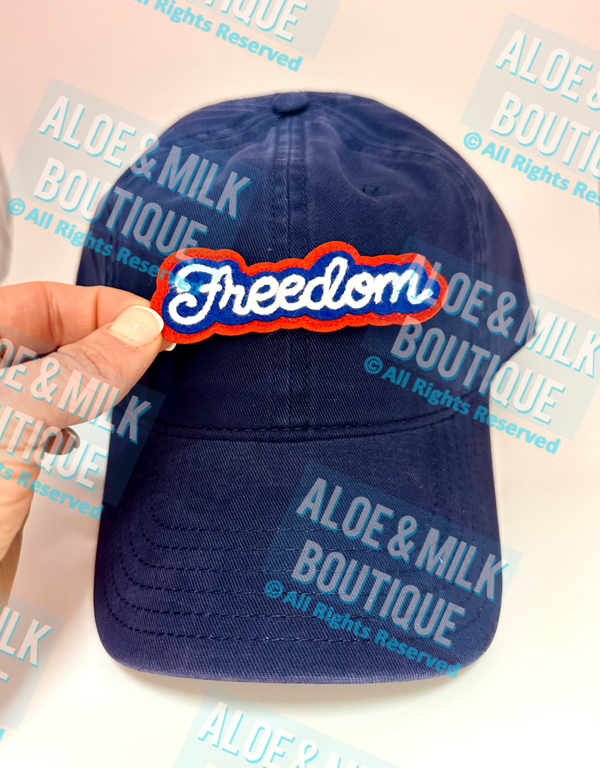 Freedom Chainstitch Patch