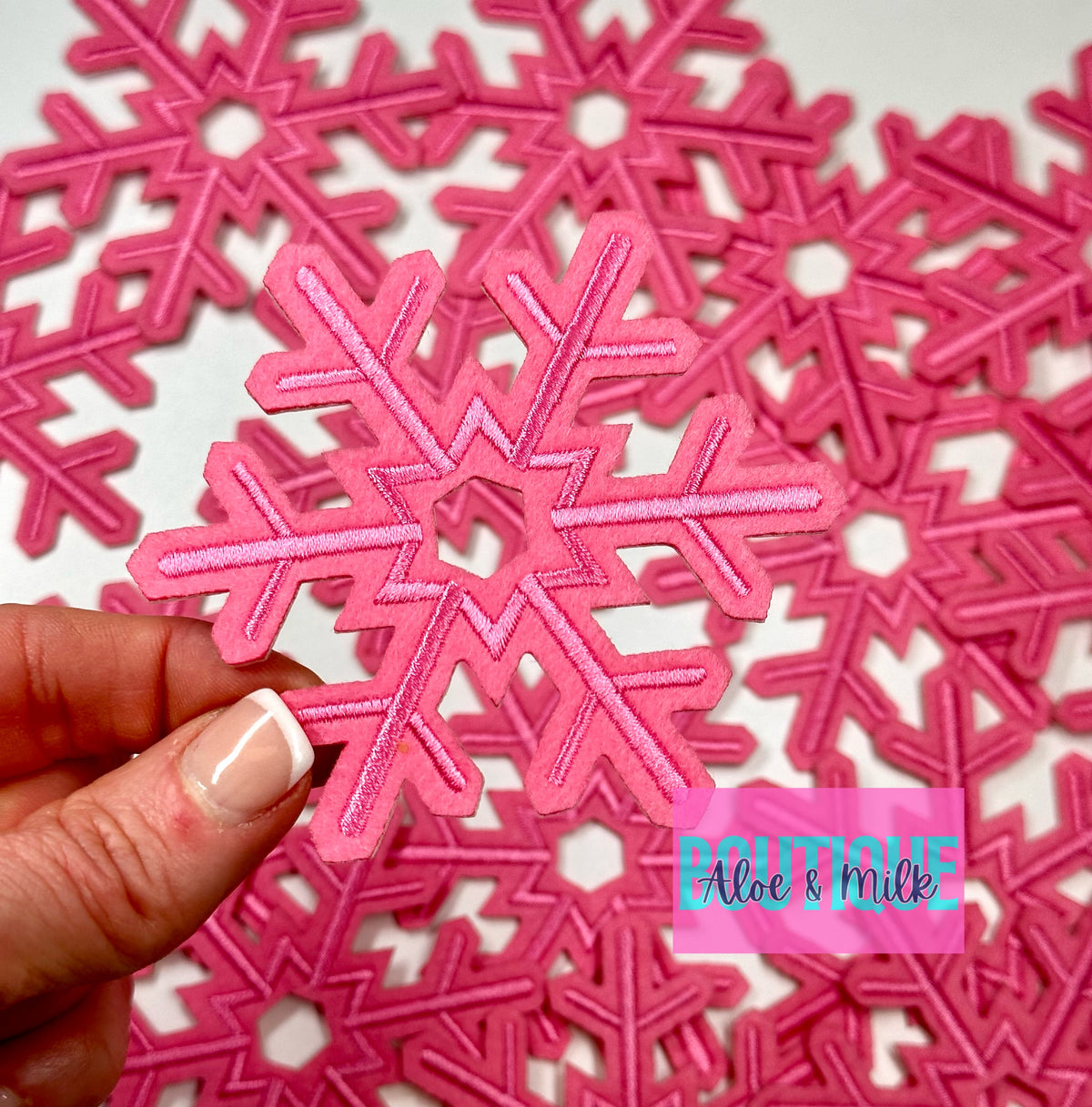 Christmas Snowflake Pink