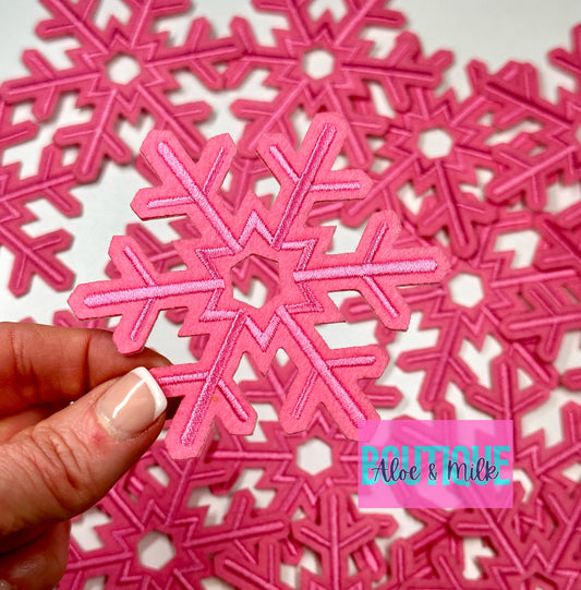Christmas Snowflake Pink