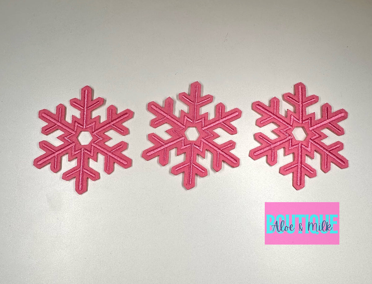Christmas Snowflake Pink