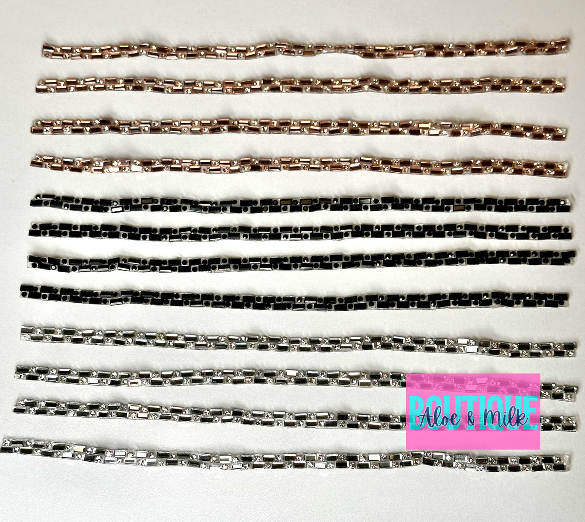 Rhinestone Hat Chain