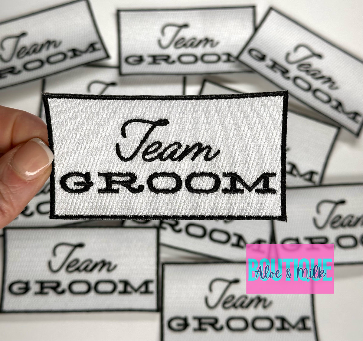 Team Bride Team Groom, wedding patches, bridesmaid hat, groom hats