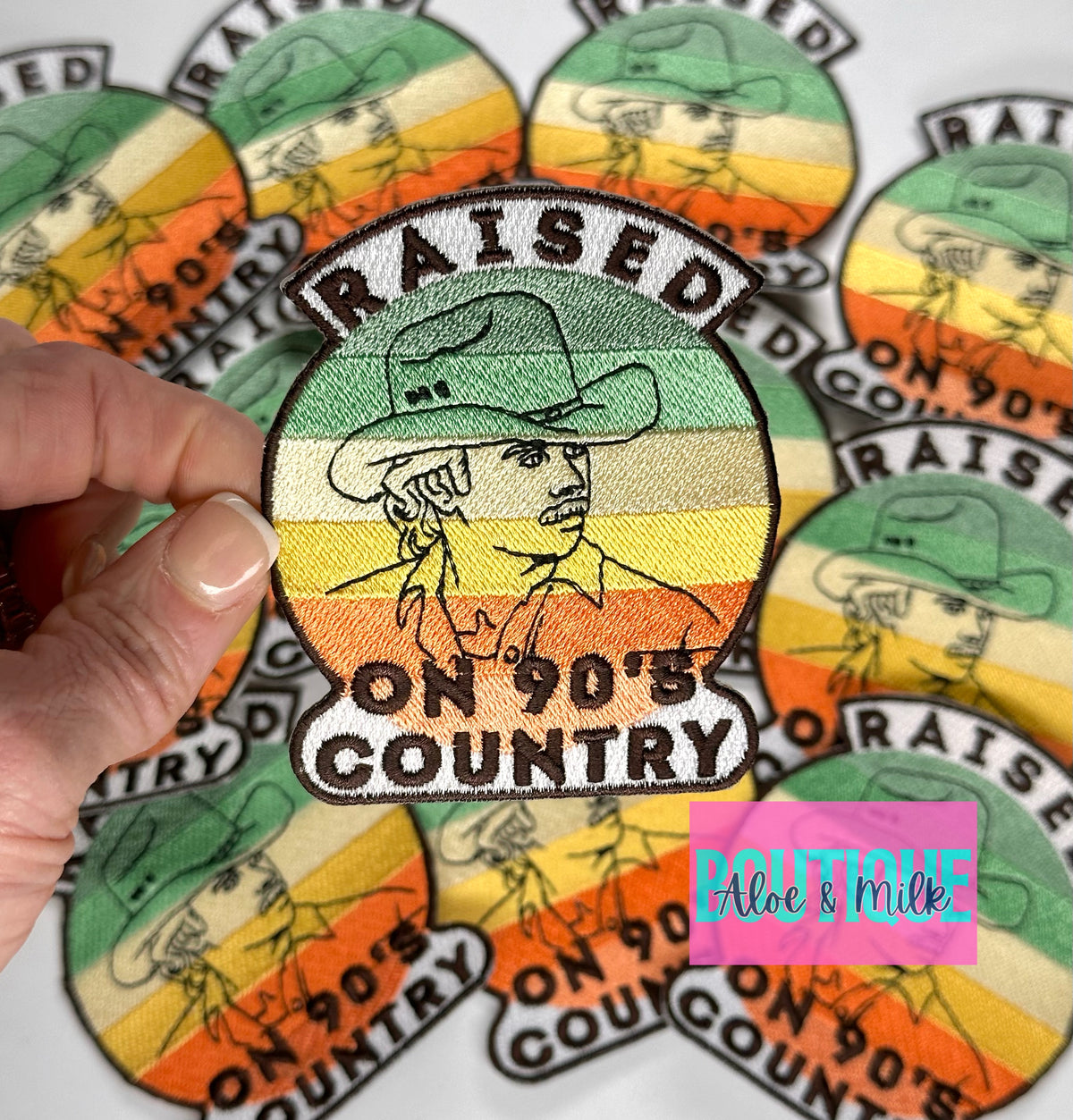 90's Country patch, alan jackson patch, country music patch