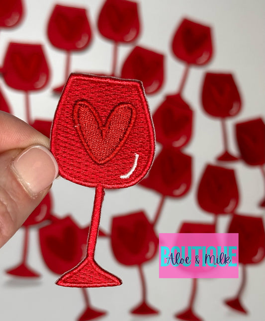Wine Glass Patch, wine patches, drinking patches, mom patch, napa patch