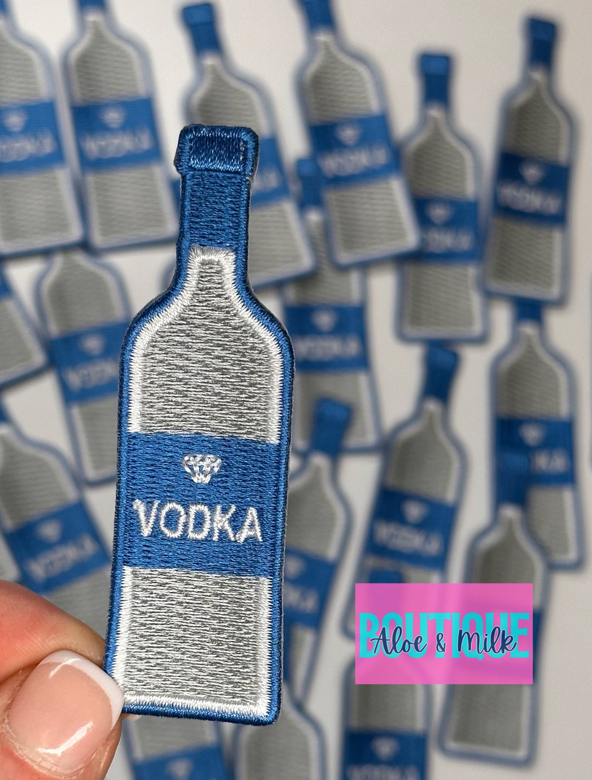 Vodka Bottle Patch, vodka patch, drinking patch, alcohol patches