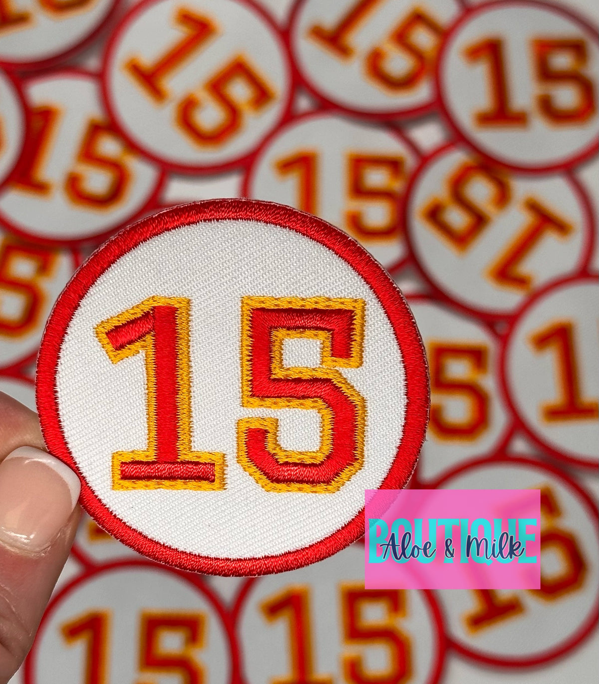 KC Chiefs Football #87 and #15