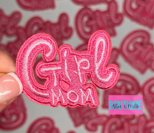Girl Mom patch, mom patch, girl mom patch