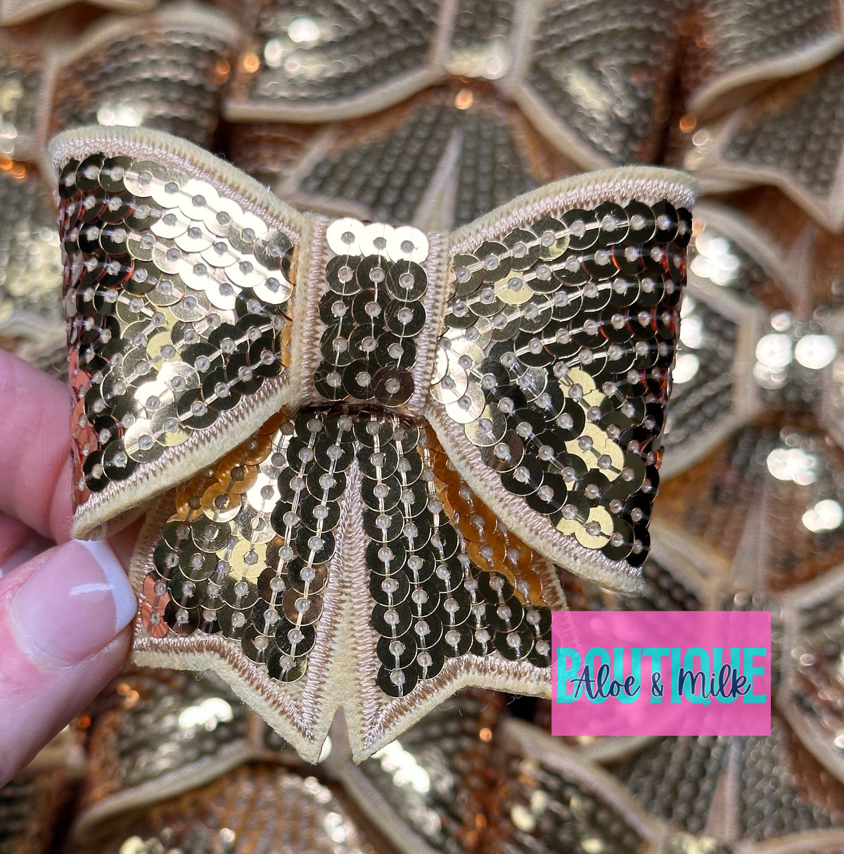 Sequin Bow Large