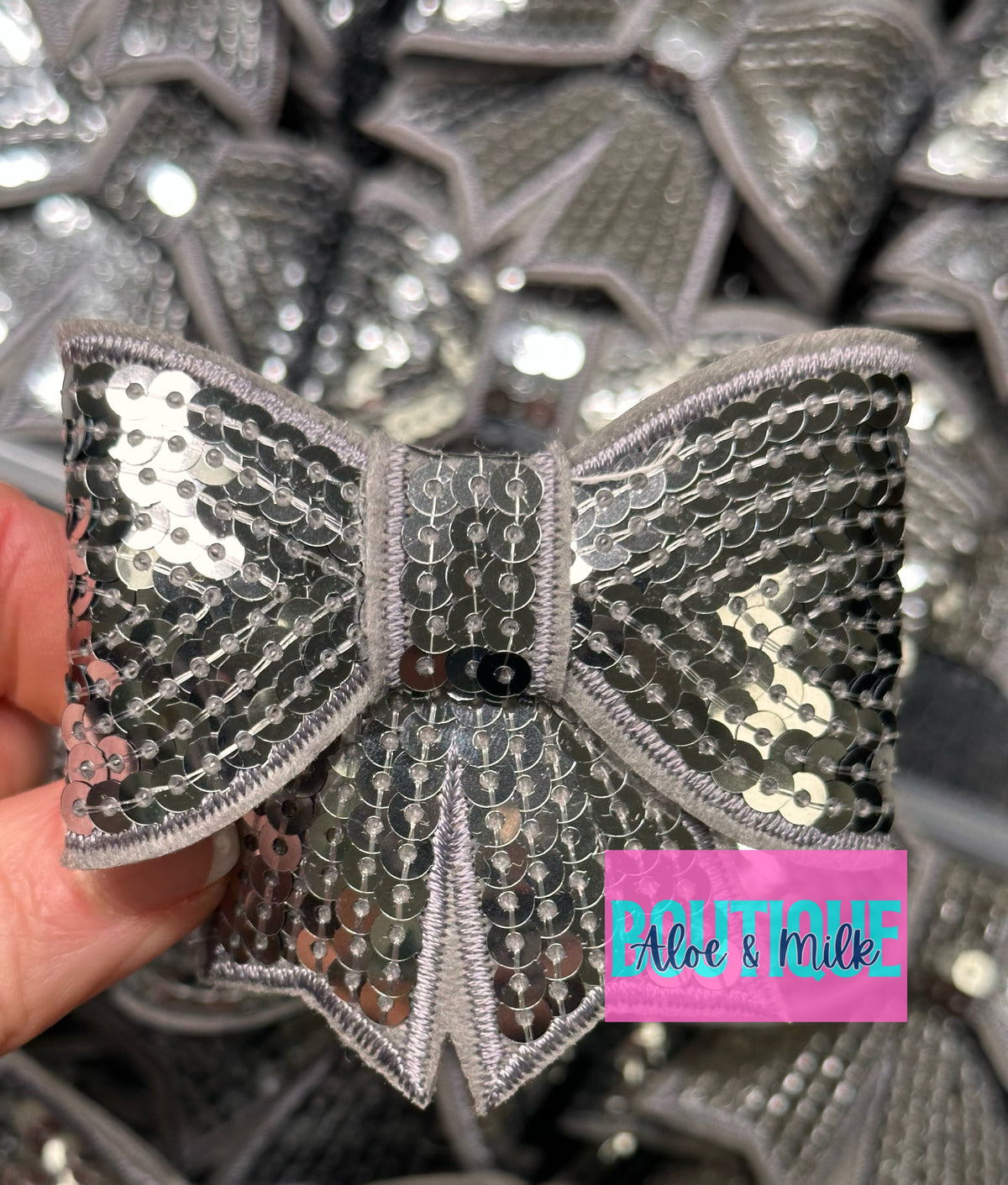 Sequin Bow Large