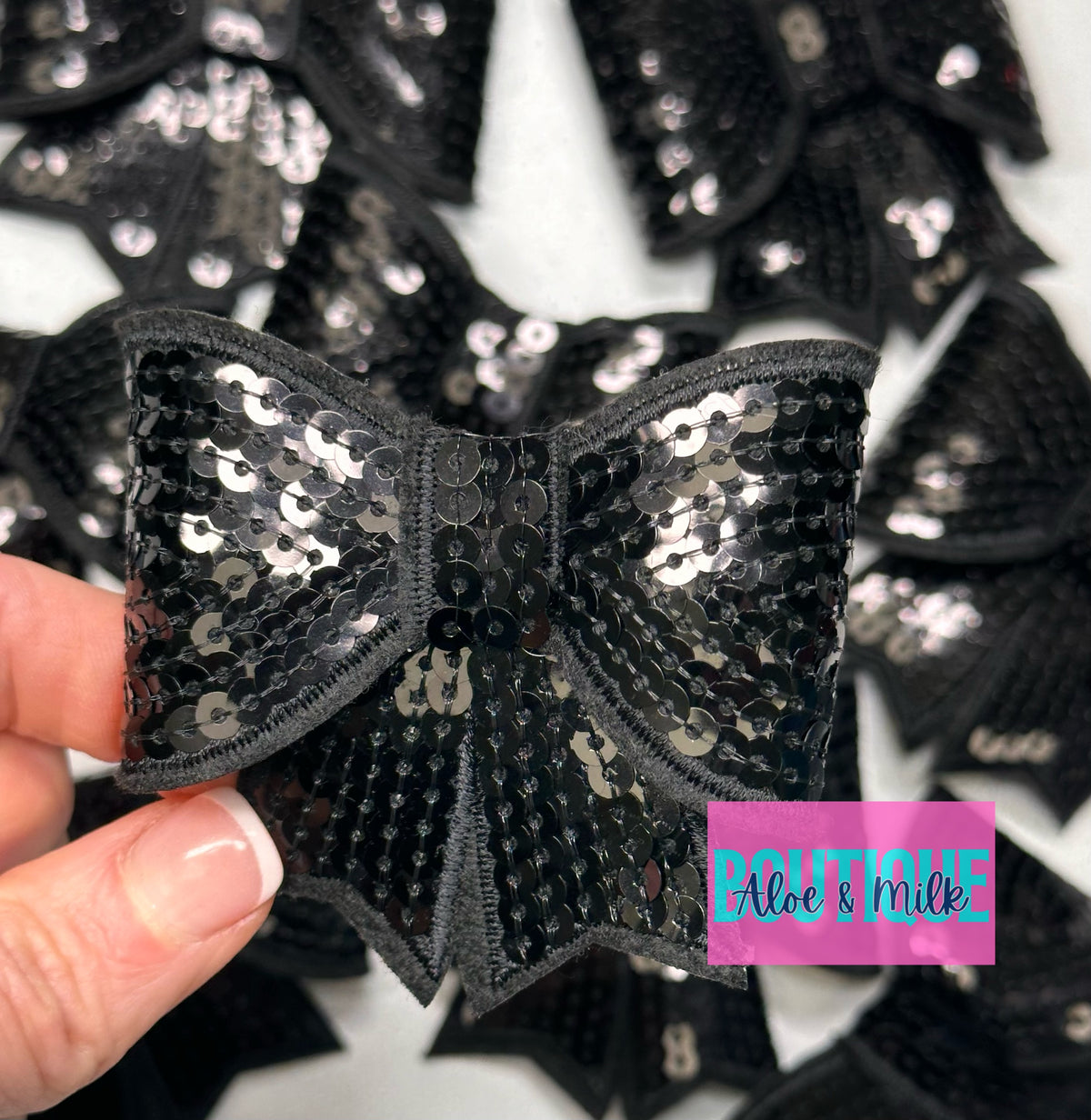 Sequin Bow Large