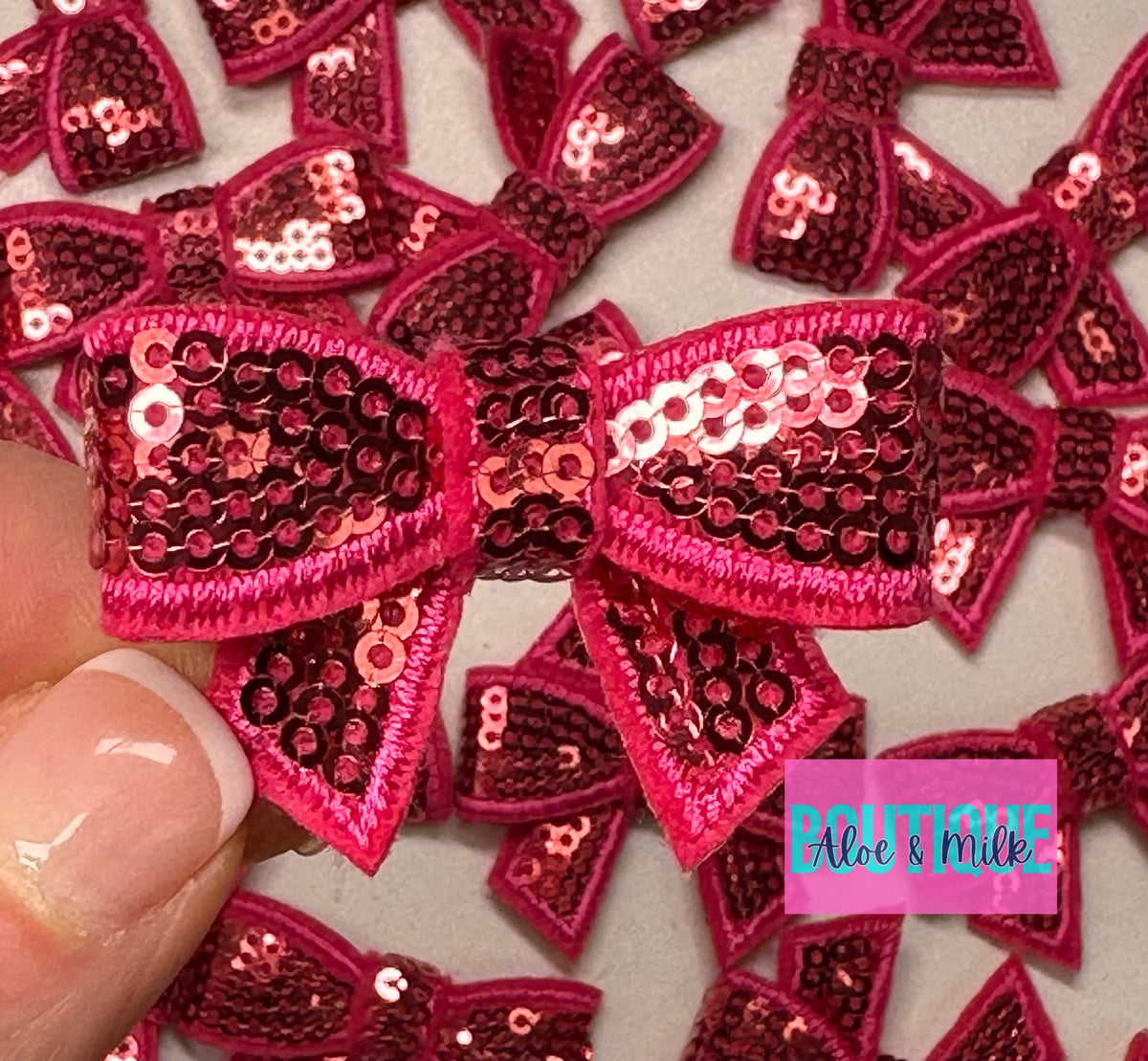 Sequin Bow Mini
