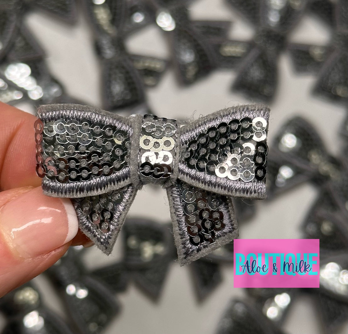 Sequin Bow Mini
