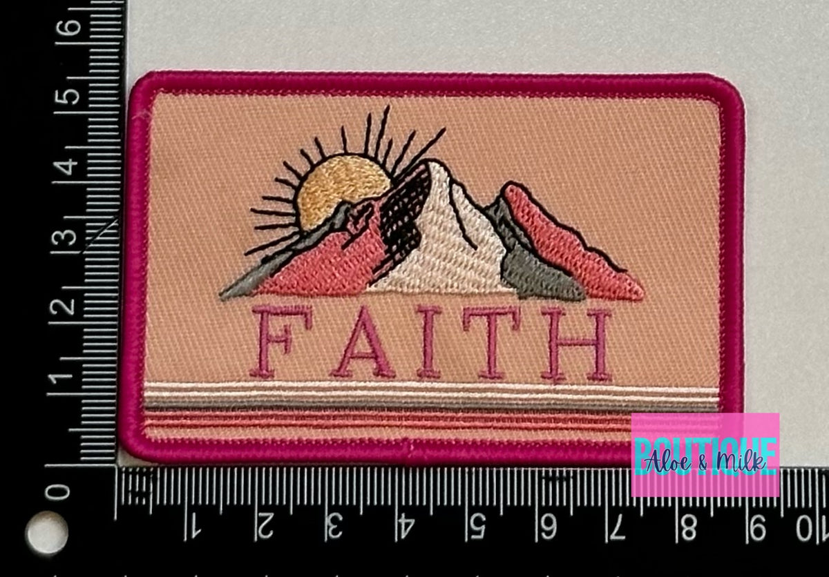 Faith patch, inspirational patches