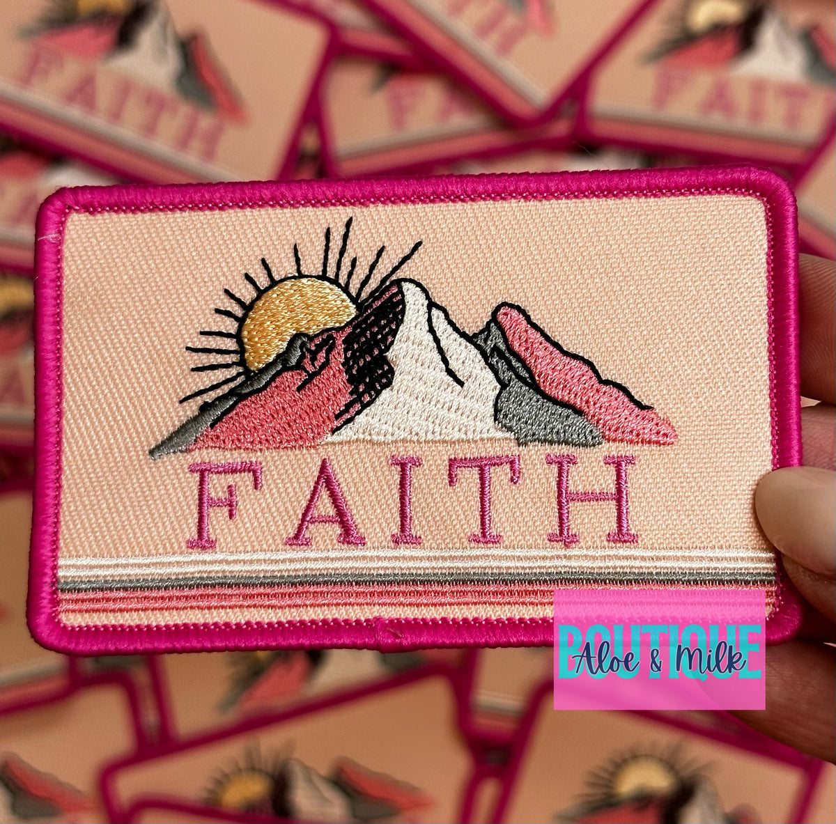 Faith patch, inspirational patches