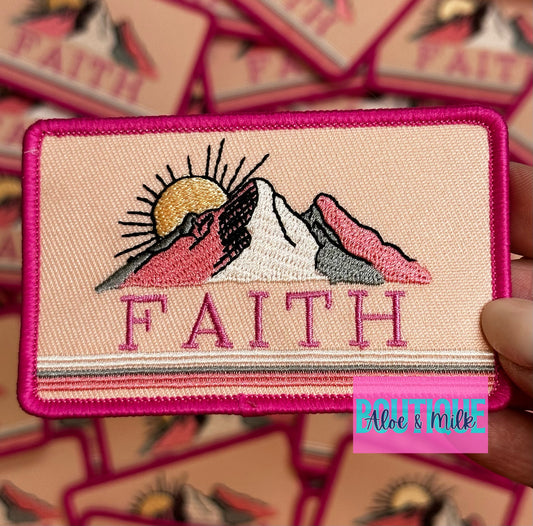 Faith patch, inspirational patches