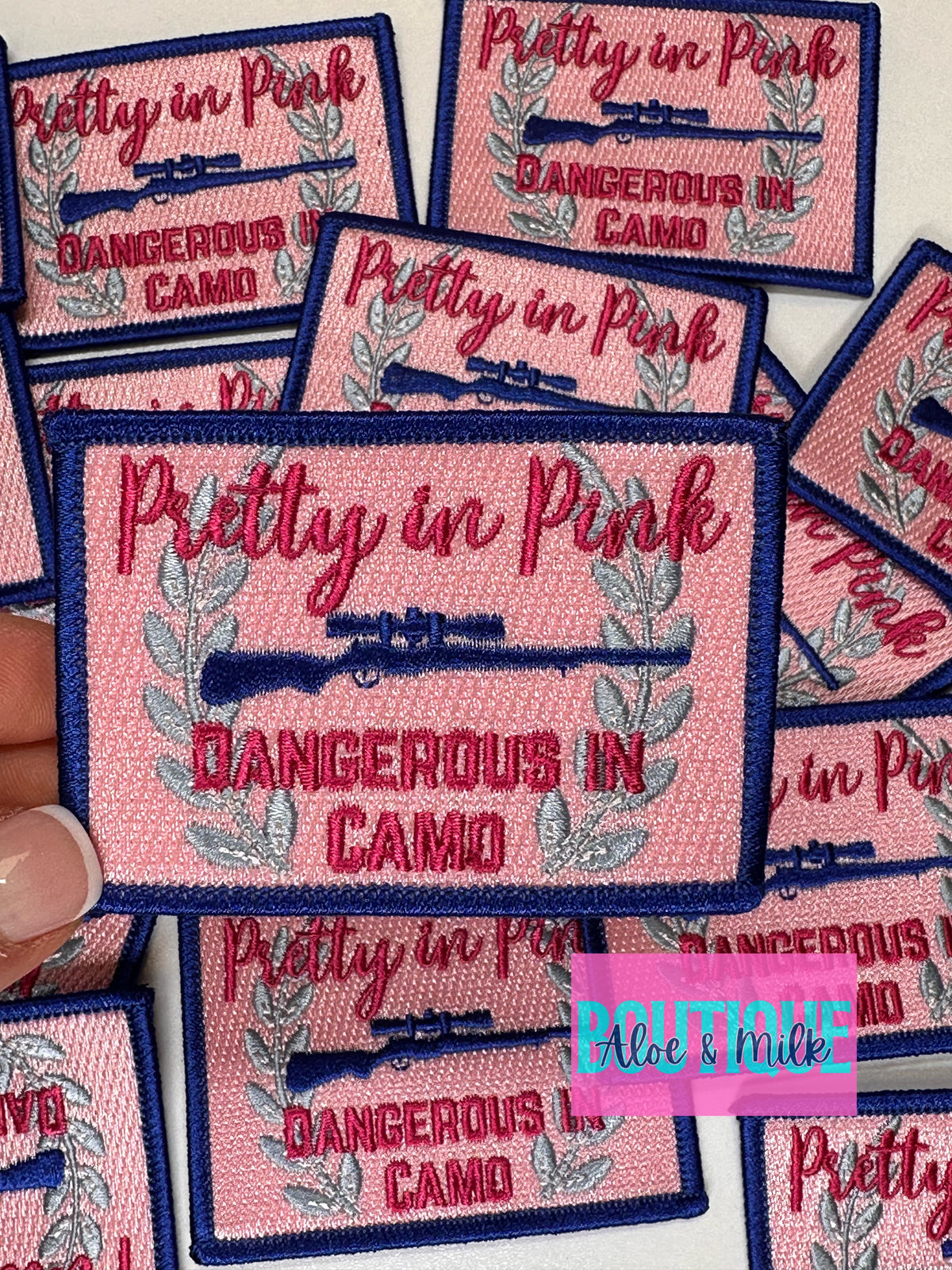 Dangerous In Camo Patch