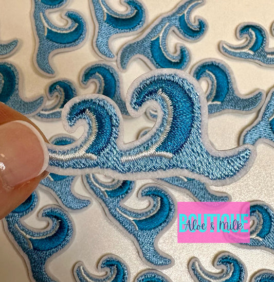 Waves patch, ocean, beach patch, beach patches, summer patches
