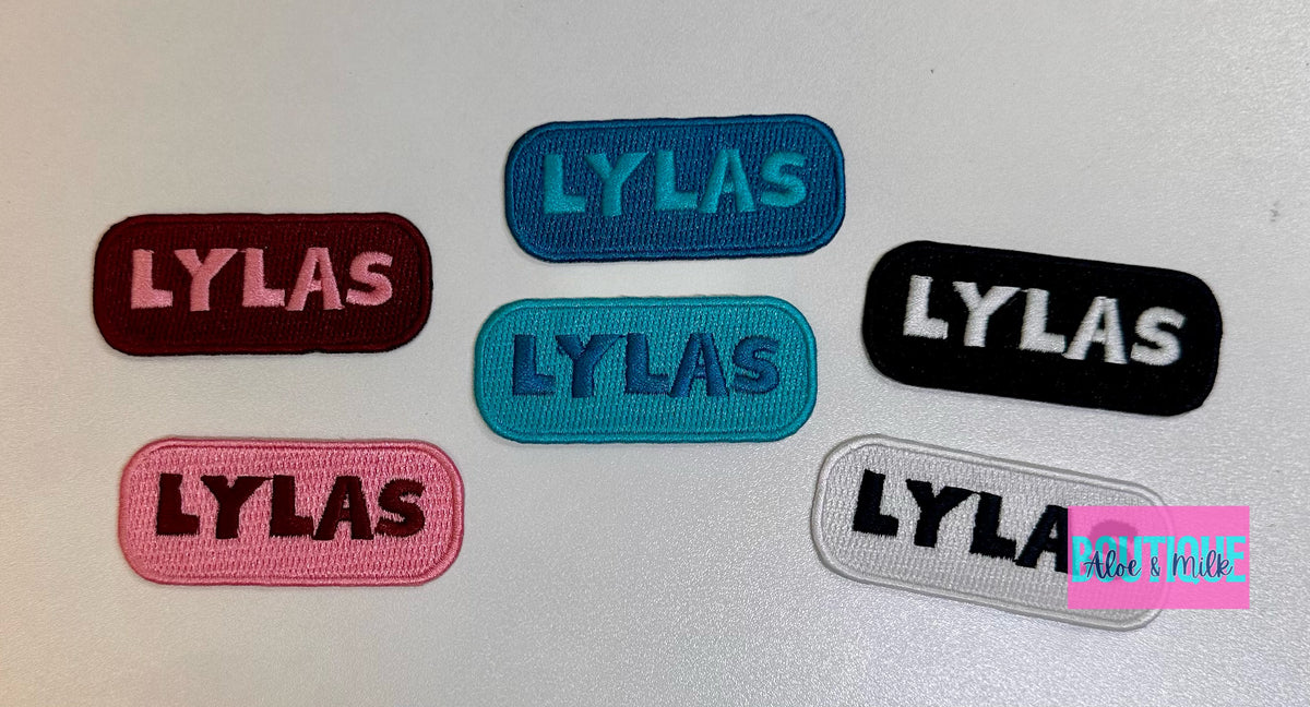 LYLAS Pink on Maroon