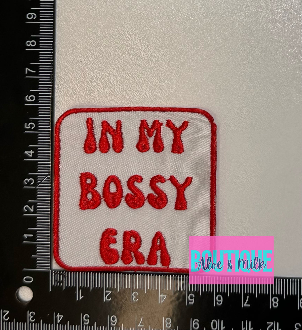 In My Bossy Era patch, boss patch, era patches