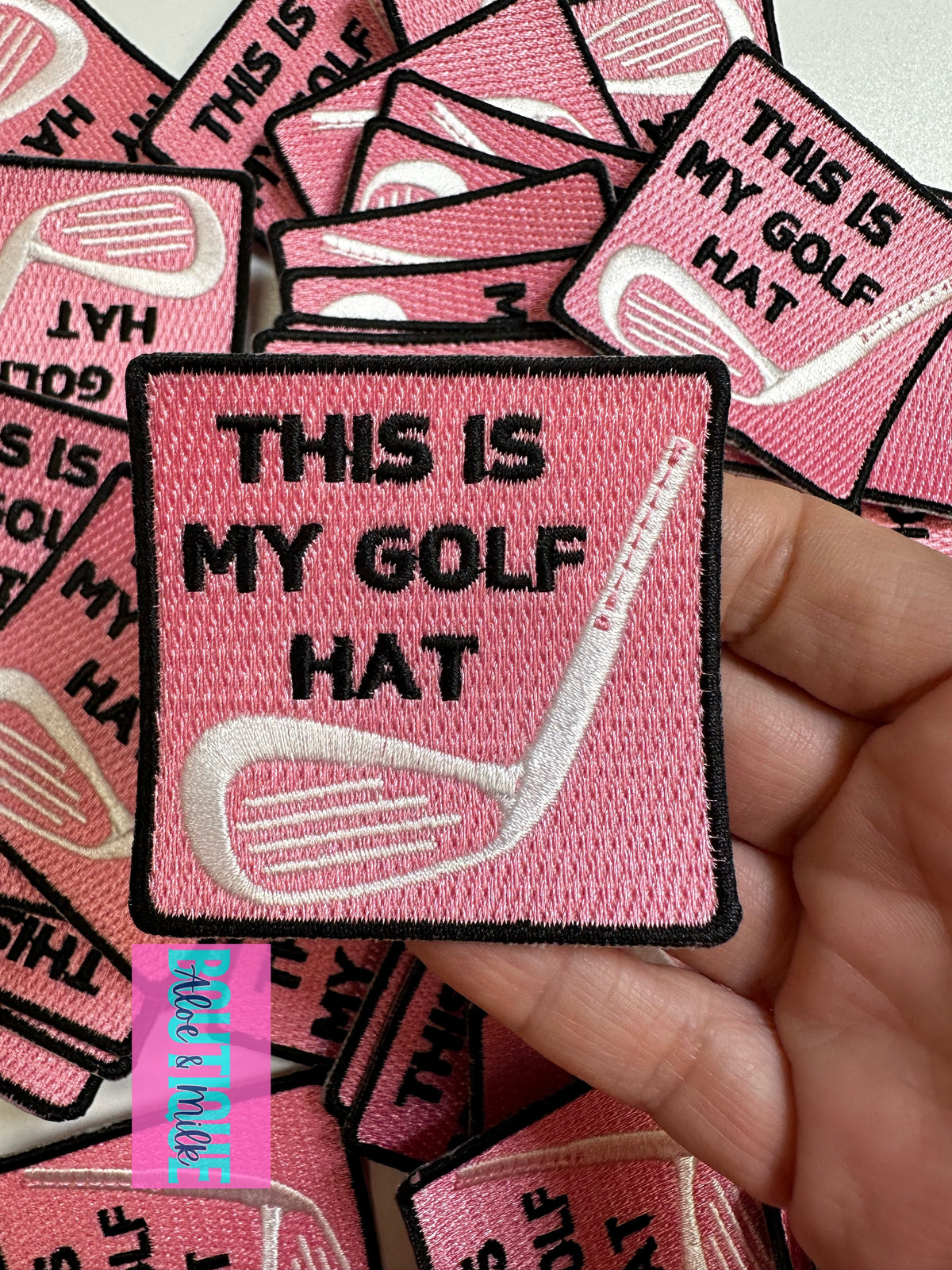 This is my Golf Hat Patches, golf patches, golf patch
