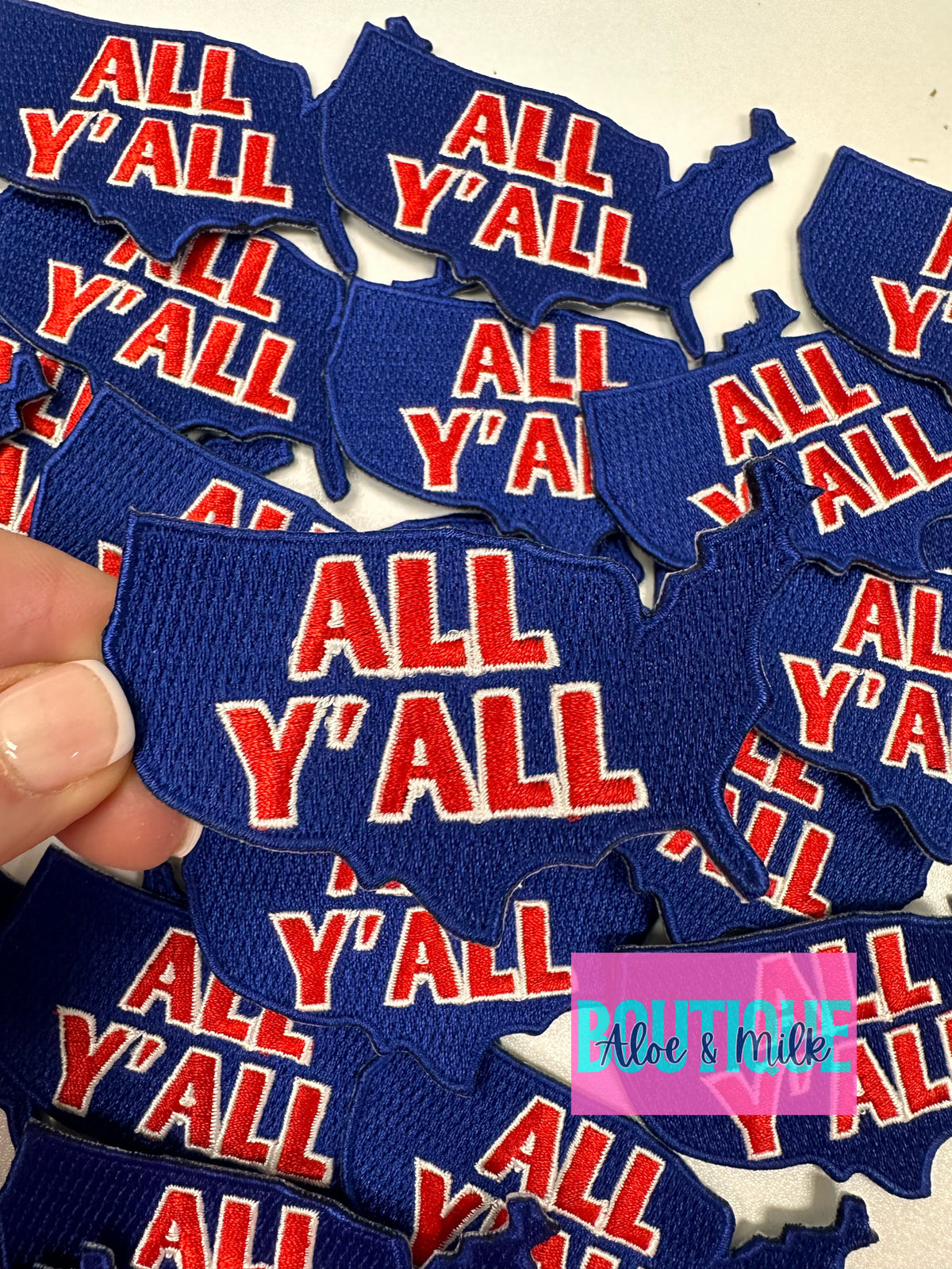 All Y'all Embroidered USA