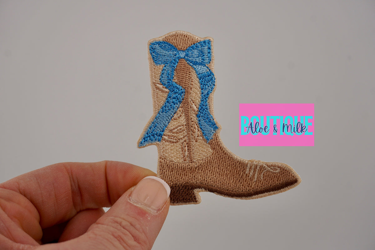 Boot Bow patch, boots patches, western patches, boot patch, cowgirl patches