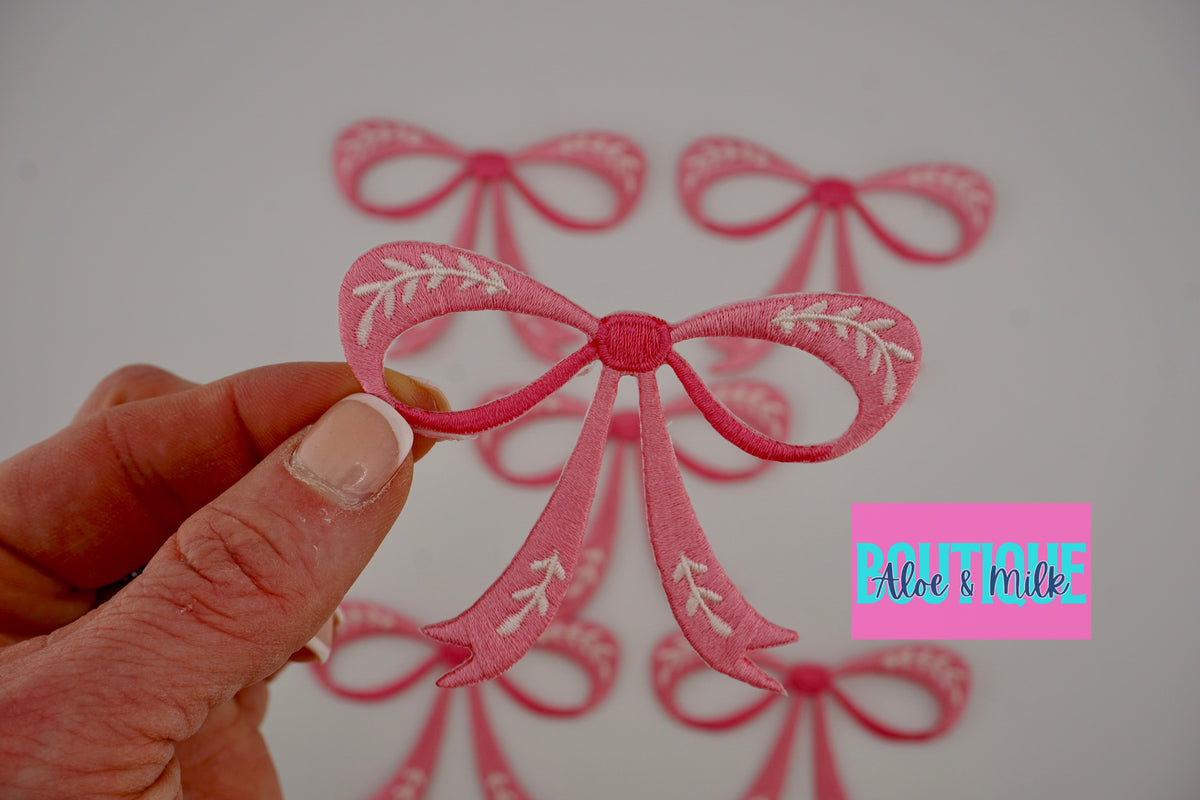 Vintage Bow, bow patch, bow patches, vintage patch