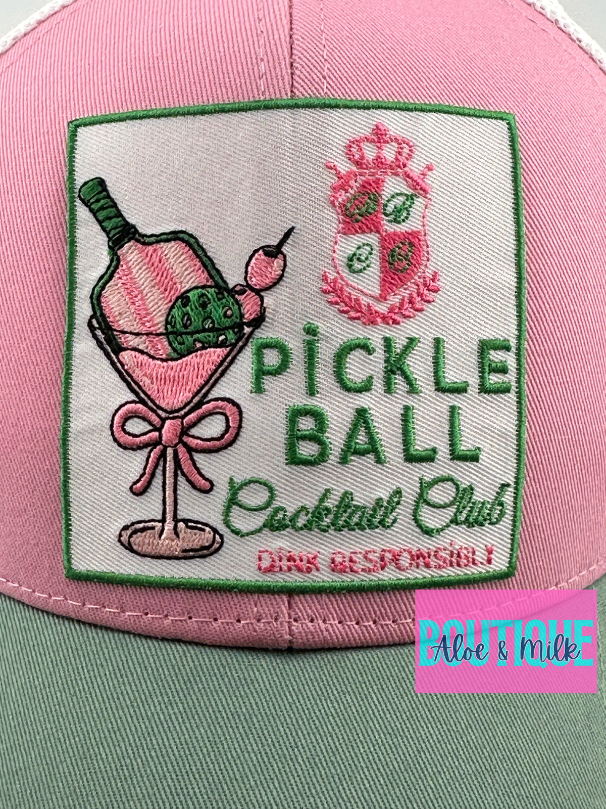 Pickleball Cocktail Club Hat