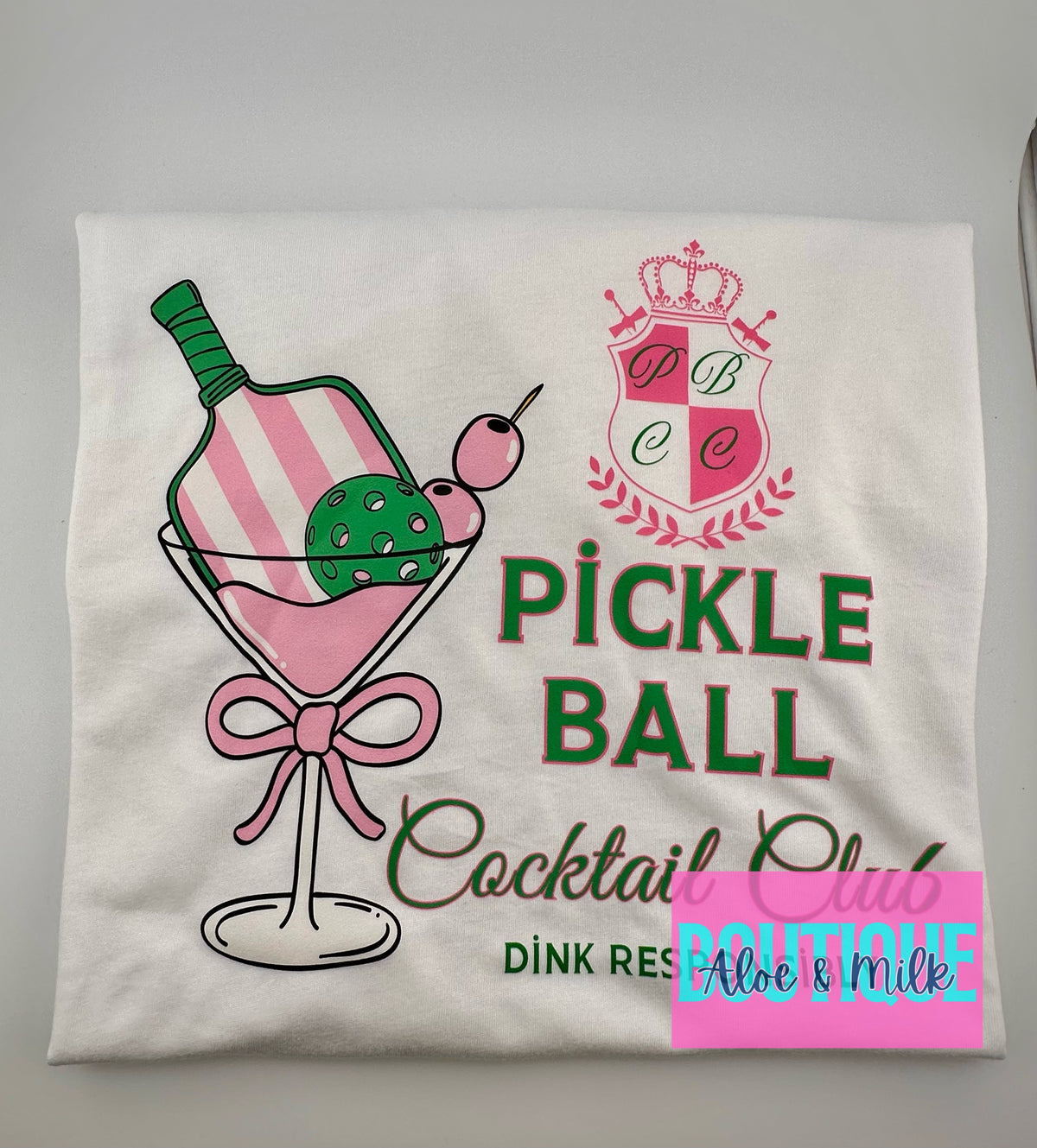 Pickleball Cocktail Club T-Shirt