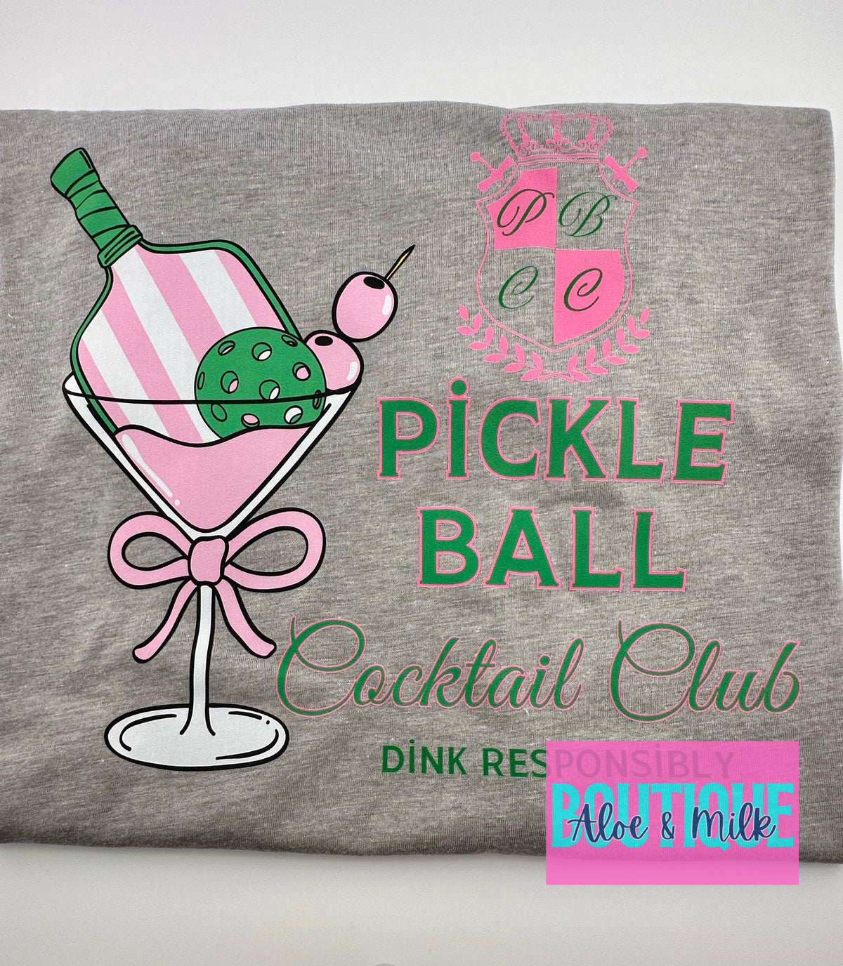 Pickleball Cocktail Club T-Shirt