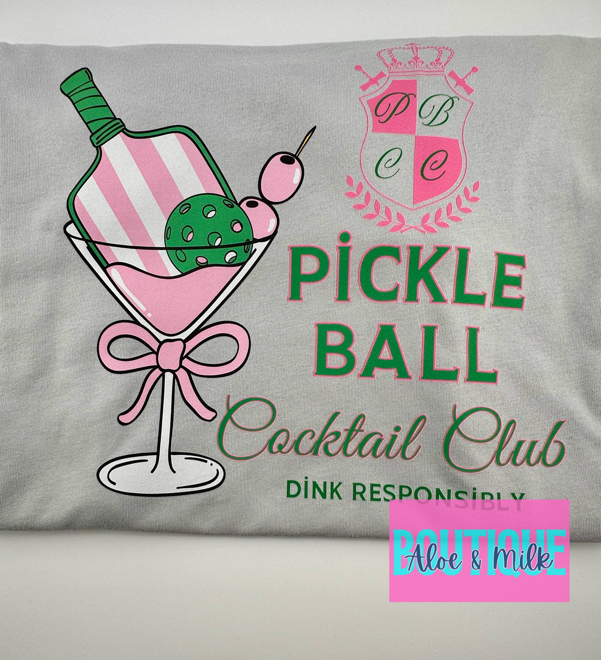 Pickleball Cocktail Club T-Shirt